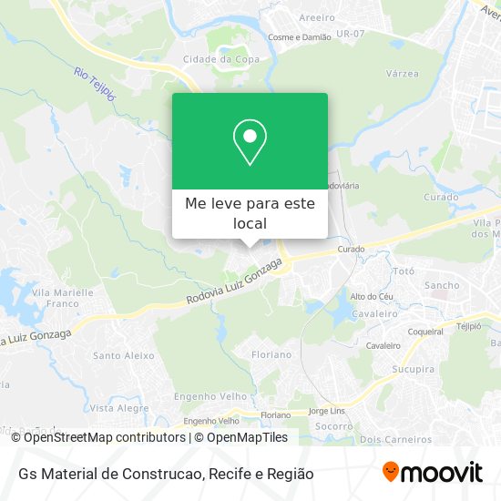 Gs Material de Construcao mapa