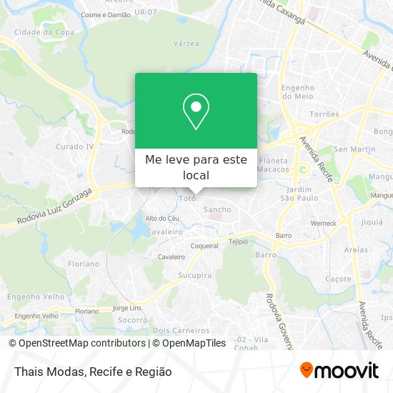 Thais Modas mapa