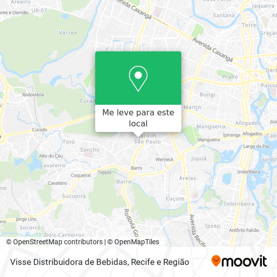 Visse Distribuidora de Bebidas mapa