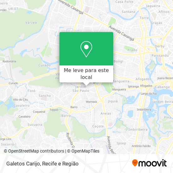 Galetos Carijo mapa