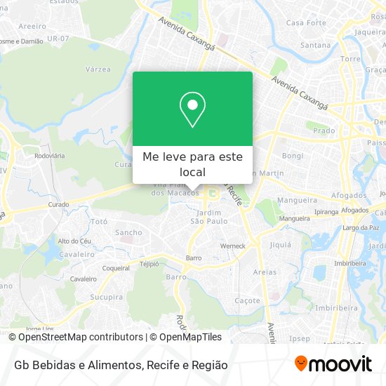 Gb Bebidas e Alimentos mapa