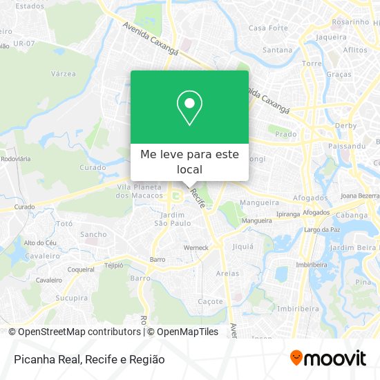 Picanha Real mapa