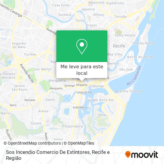 Sos Incendio Comercio De Extintores mapa