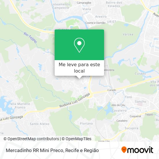 Mercadinho RR Mini Preco mapa