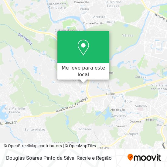 Douglas Soares Pinto da Silva mapa