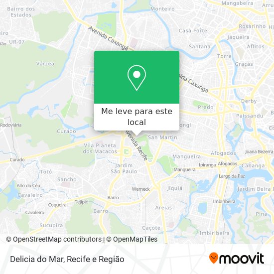 Delicia do Mar mapa