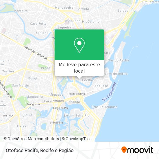Otoface Recife mapa