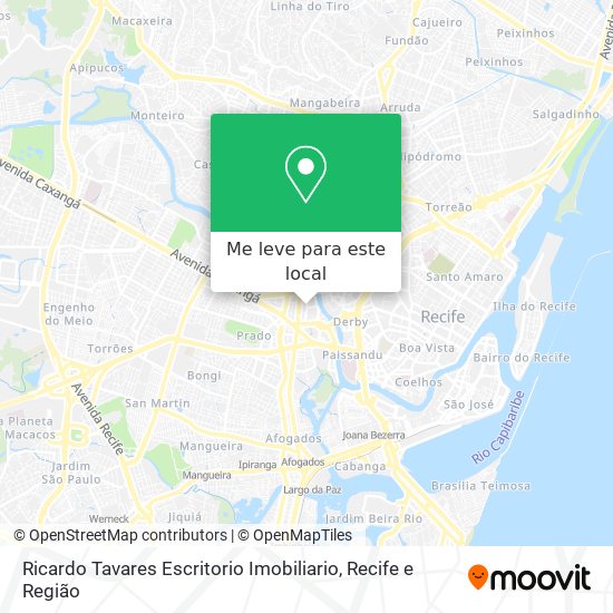 Ricardo Tavares Escritorio Imobiliario mapa