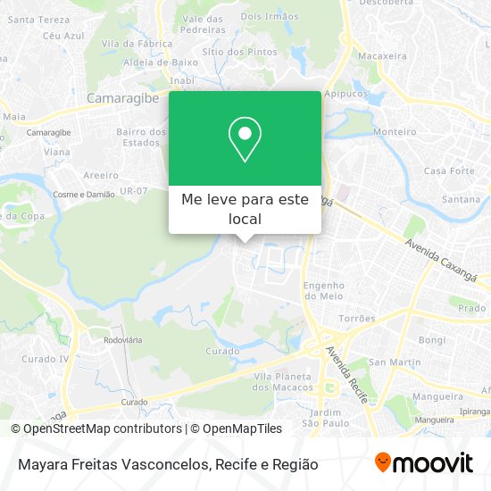 Mayara Freitas Vasconcelos mapa