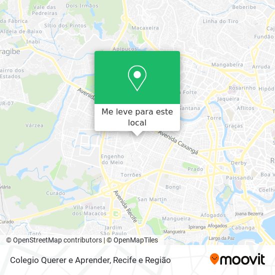 Colegio Querer e Aprender mapa