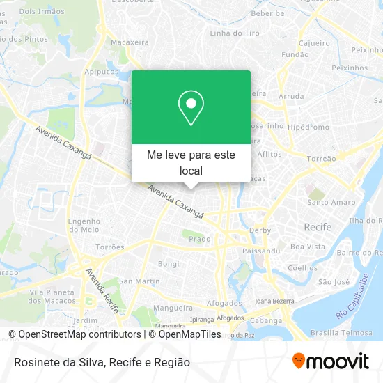 Rosinete da Silva mapa