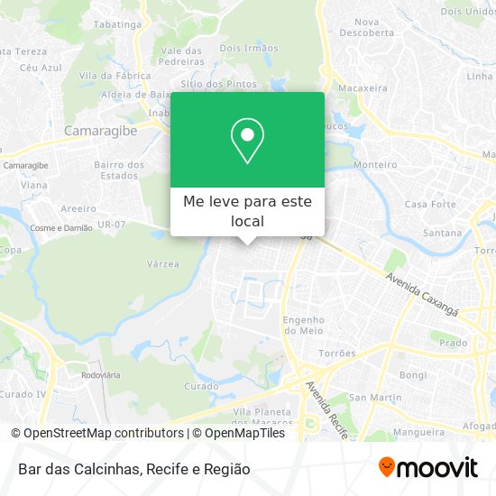 Bar das Calcinhas mapa