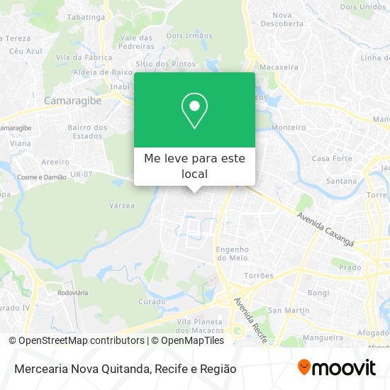 Mercearia Nova Quitanda mapa