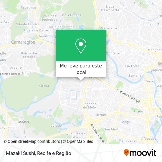 Mazaki Sushi mapa