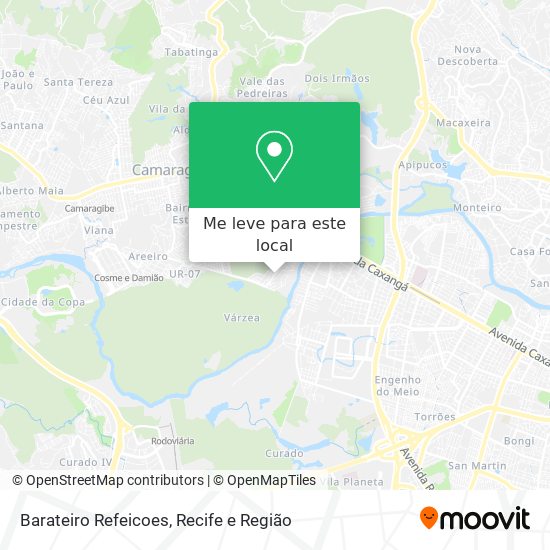 Barateiro Refeicoes mapa