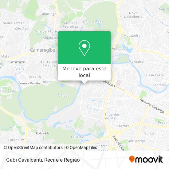 Gabi Cavalcanti mapa