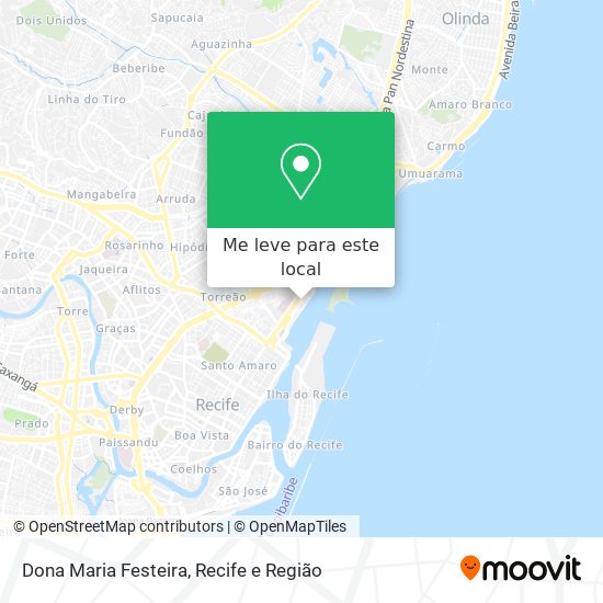 Dona Maria Festeira mapa