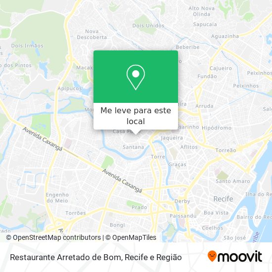 Restaurante Arretado de Bom mapa
