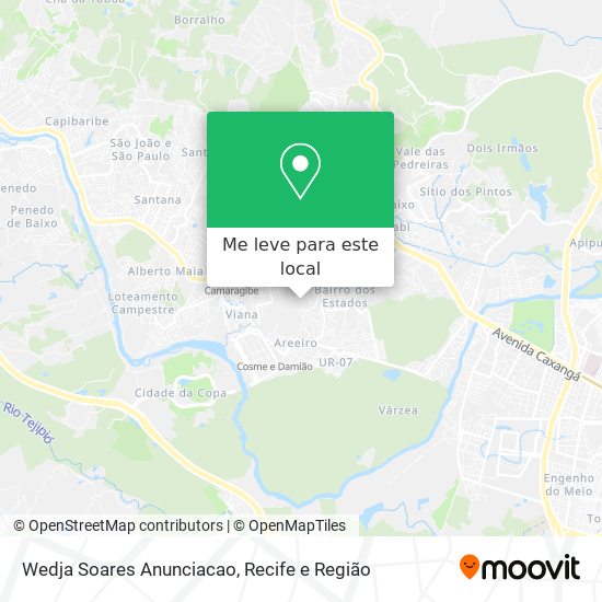 Wedja Soares Anunciacao mapa