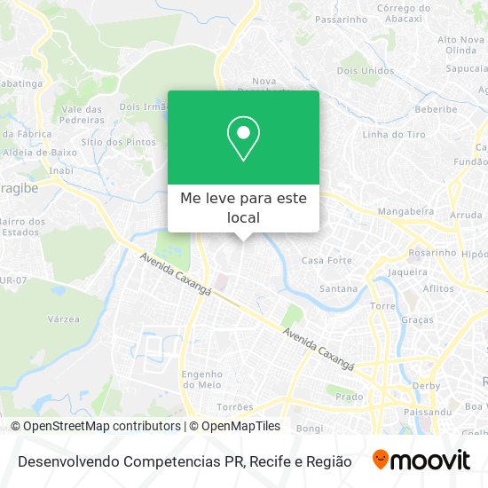 Desenvolvendo Competencias PR mapa