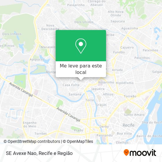 SE Avexe Nao mapa