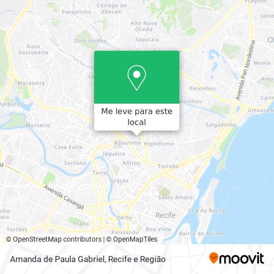 Amanda de Paula Gabriel mapa