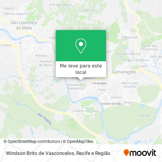 Windson Brito de Vasconcelos mapa