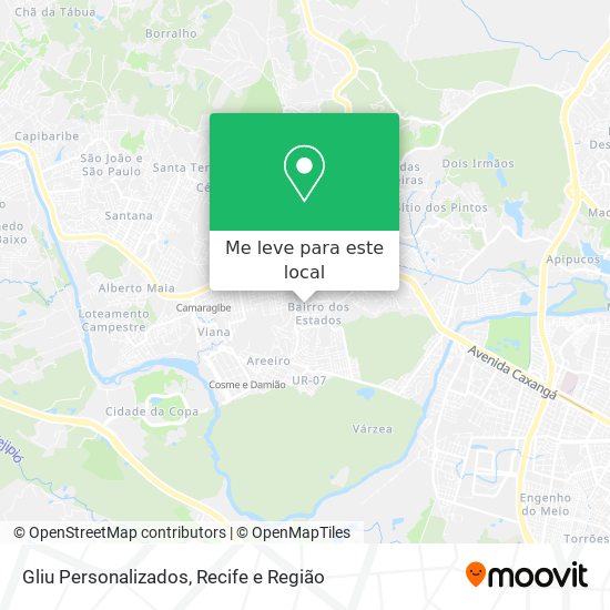 Gliu Personalizados mapa