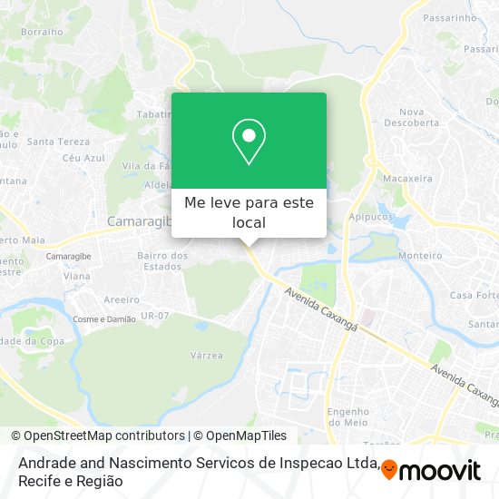 Andrade and Nascimento Servicos de Inspecao Ltda mapa