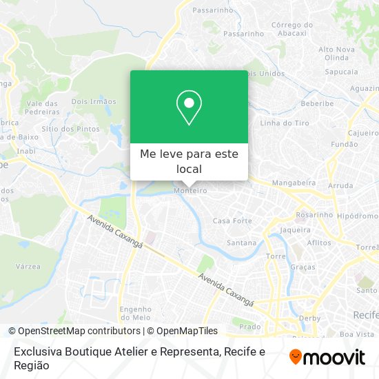 Exclusiva Boutique Atelier e Representa mapa