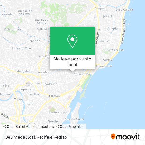 Seu Mega Acai mapa