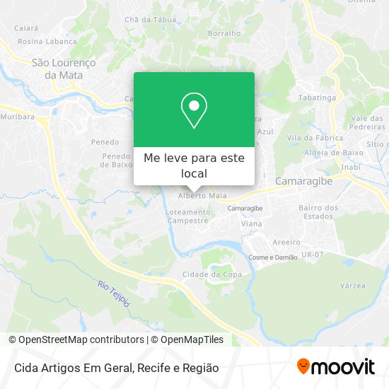 Cida Artigos Em Geral mapa