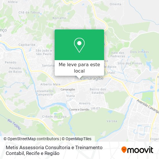 Metis Assessoria Consultoria e Treinamento Contabil mapa
