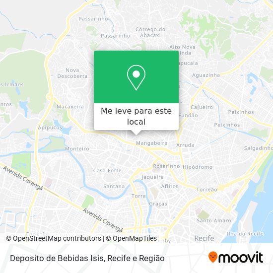 Deposito de Bebidas Isis mapa