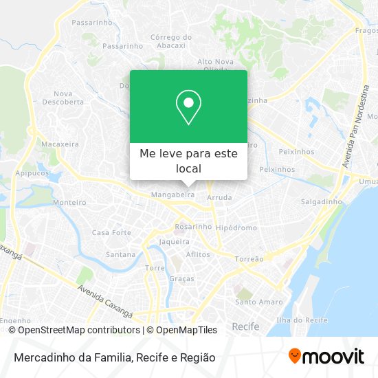 Mercadinho da Familia mapa