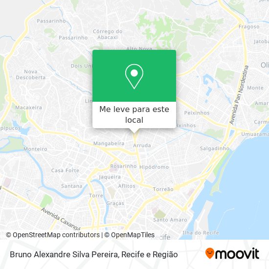 Bruno Alexandre Silva Pereira mapa