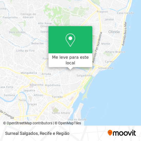 Surreal Salgados mapa
