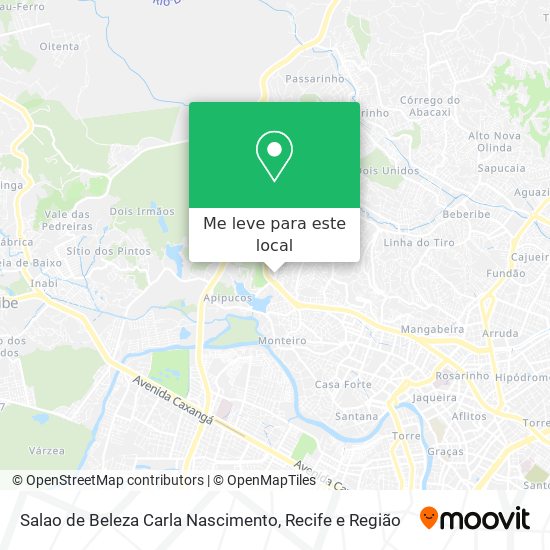 Salao de Beleza Carla Nascimento mapa