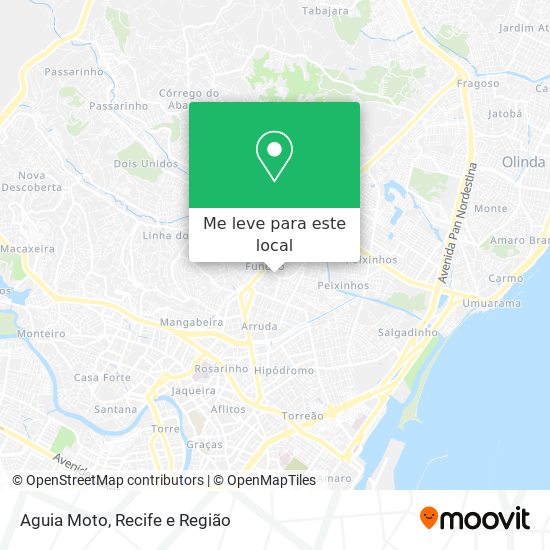 Aguia Moto mapa