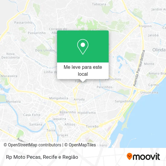 Rp Moto Pecas mapa