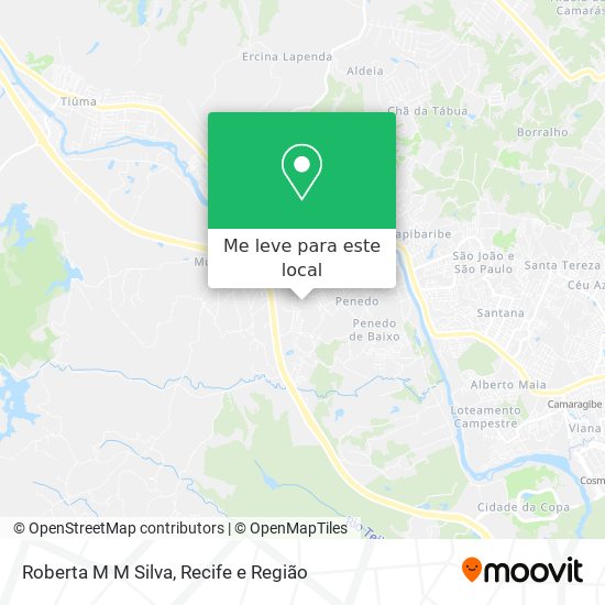 Roberta M M Silva mapa