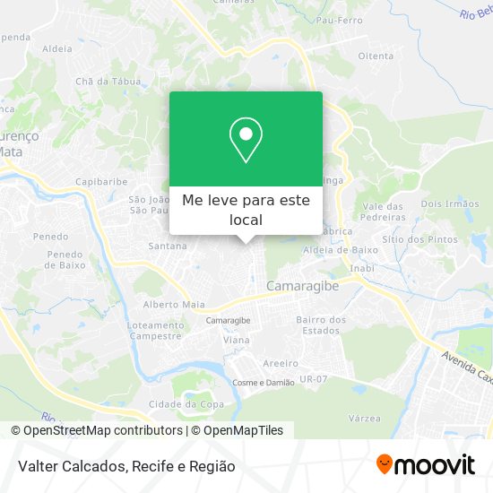 Valter Calcados mapa