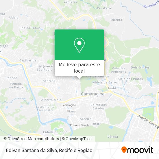 Edivan Santana da Silva mapa