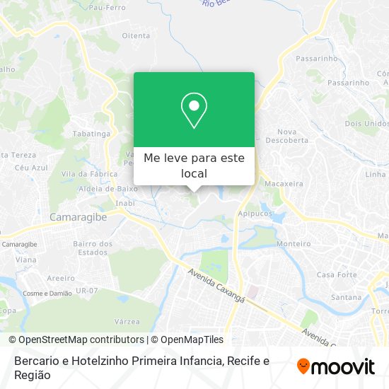 Bercario e Hotelzinho Primeira Infancia mapa