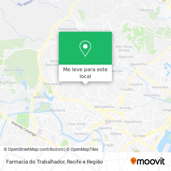 Farmacia do Trabalhador mapa