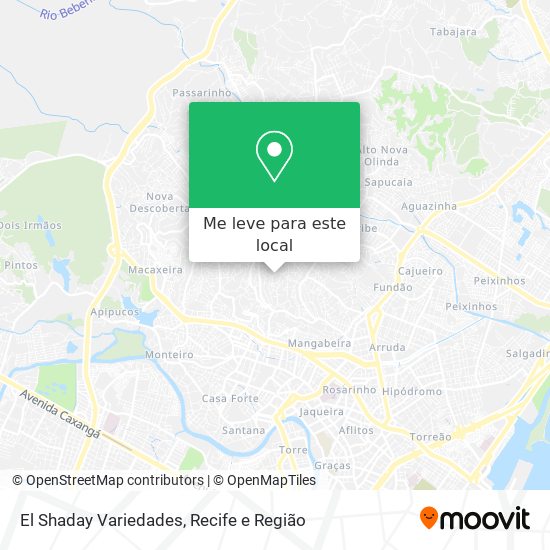 El Shaday Variedades mapa