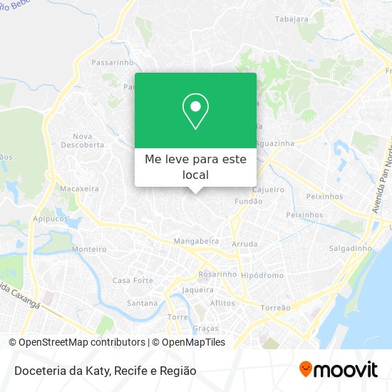 Doceteria da Katy mapa
