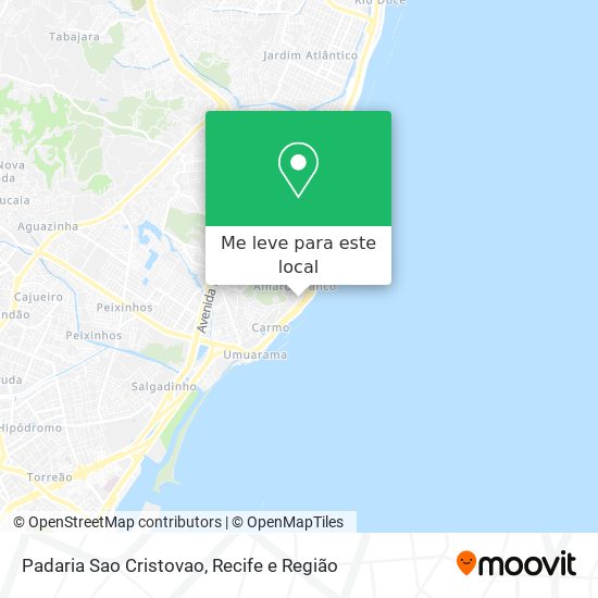 Padaria Sao Cristovao mapa