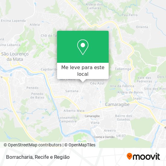 Borracharia mapa
