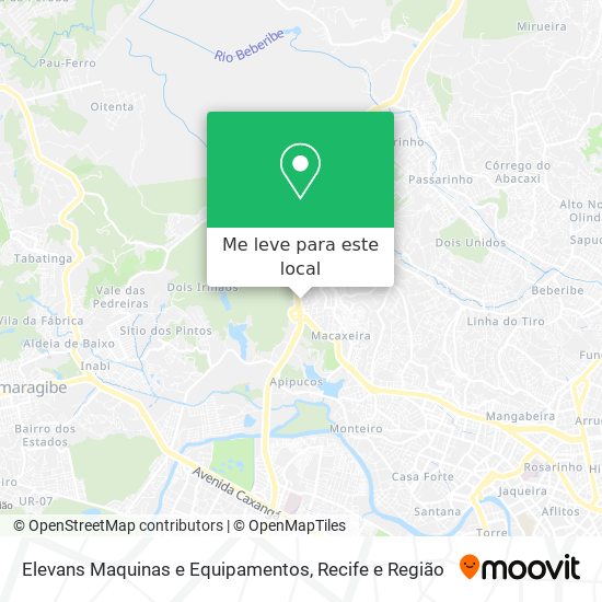 Elevans Maquinas e Equipamentos mapa